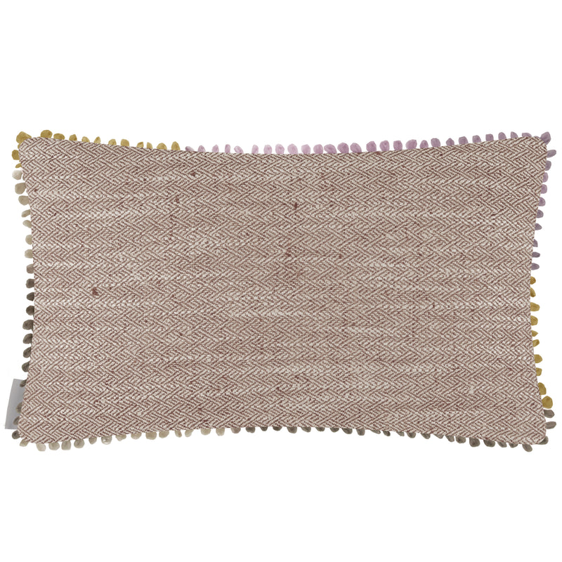 Animal Beige Cushions - Moorland Stag Printed Feather Filled Cushions Natural Voyage Maison