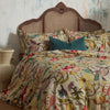 EW by Edinburgh Weavers Morton Floral Printed Cotton Sateen Piped Duvet Cover Set in Chintz