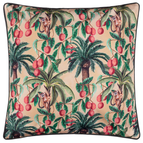 Jungle Beige Cushions - Monkey Palm Monkeys Outdoor Cushion Cover Papyrus Wylder
