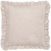 Floral Pink Cushions - Martha Embroidered Ruffle Cushion Cover Pink Wylder