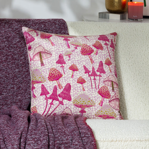 furn. Mushroom Fields Cushion Cover in Lilac