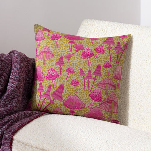 furn. Mushroom Fields Cushion Cover in Purple