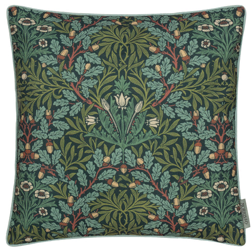 Woodland Green Cushions - Multi Acorn Printed Outdoor Cushion Cover Thyme/Forest Morris & Co