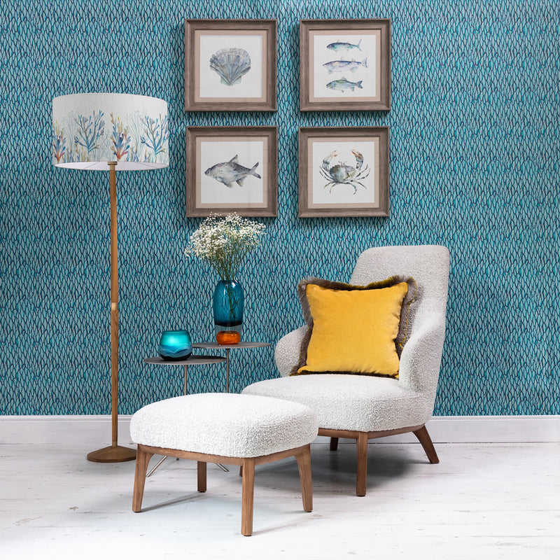 Voyage Maison Mulyo 1.4m Wide Width Wallpaper in Peacock