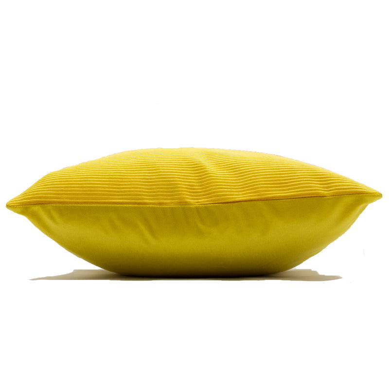 Paoletti Munich Ribbed Corduroy Cushion Cover in Ceylon Yellow