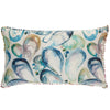 Voyage Maison Mussell Shells Printed Cushion Cover in Marine