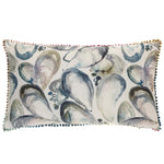 Voyage Maison Mussel Shells Printed Cushion Cover in Slate