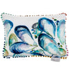 Voyage Maison Mussell Shells Small Printed Cushion Cover in Marine