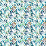 Voyage Maison Mussell Shells 1.4m Wide Width Wallpaper in Marine