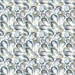 Voyage Maison Mussell Shells 1.4m Wide Width Wallpaper in Slate