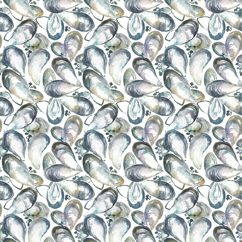 Voyage Maison Mussell Shells 1.4m Wide Width Wallpaper in Slate