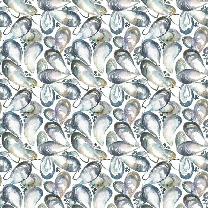 Mussell Shells Wallpaper Sample Slate