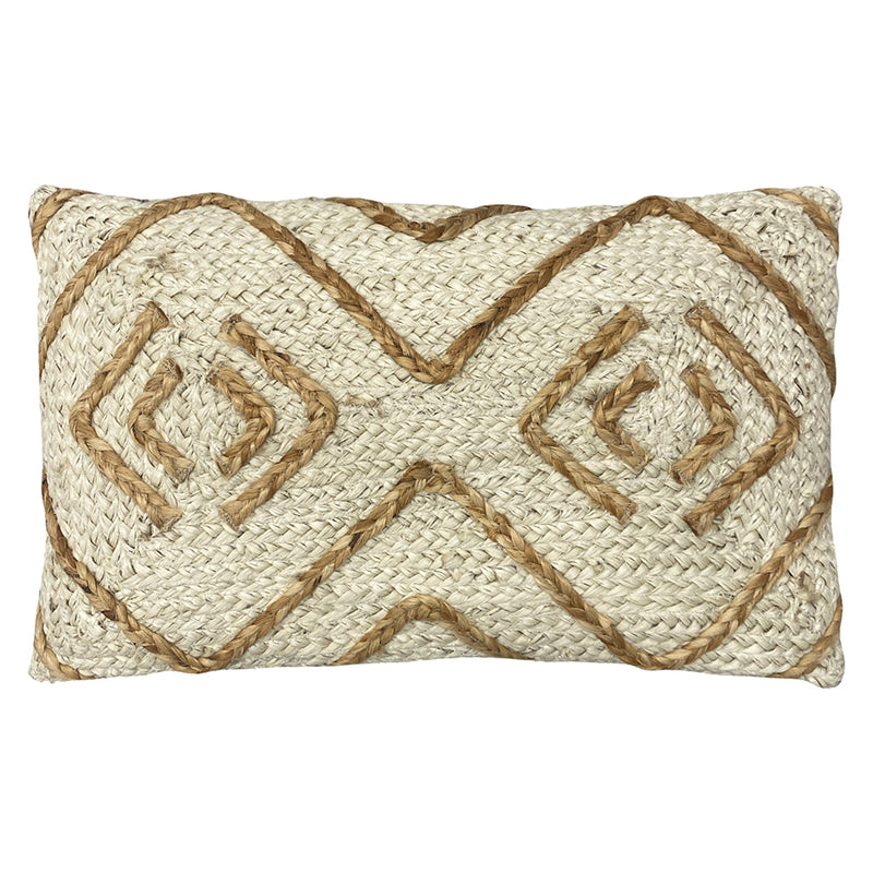 furn. Mynu Braided Jute Cushion Cover in Natural