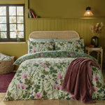 Floral Green Bedding - Mystic Berry Floral Reversible Duvet Cover Set Green furn.