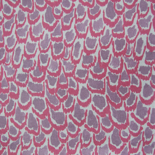 Voyage Maison Nadaprint Printed Linen Fabric in Heather