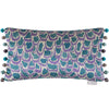 Abstract Green Cushions - Nada Printed Cushion Cover Emerald Voyage Maison