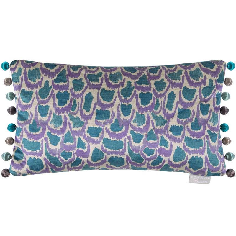 Abstract Green Cushions - Nada Printed Cushion Cover Emerald Voyage Maison