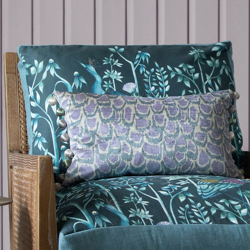 Abstract Multi Cushions - Nada Printed Cushion Cover Willow Voyage Maison