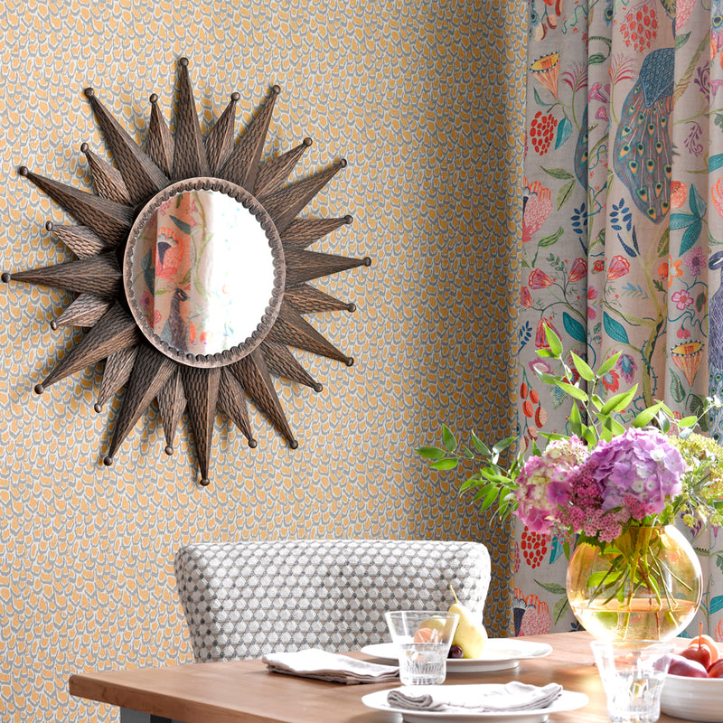 Voyage Maison Nada 1.4m Wide Width Wallpaper in Mango