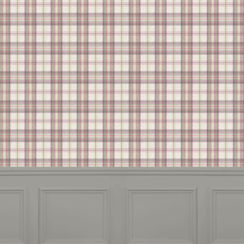 Voyage Maison Nairna 1.4m Wide Width Wallpaper in Beetroot