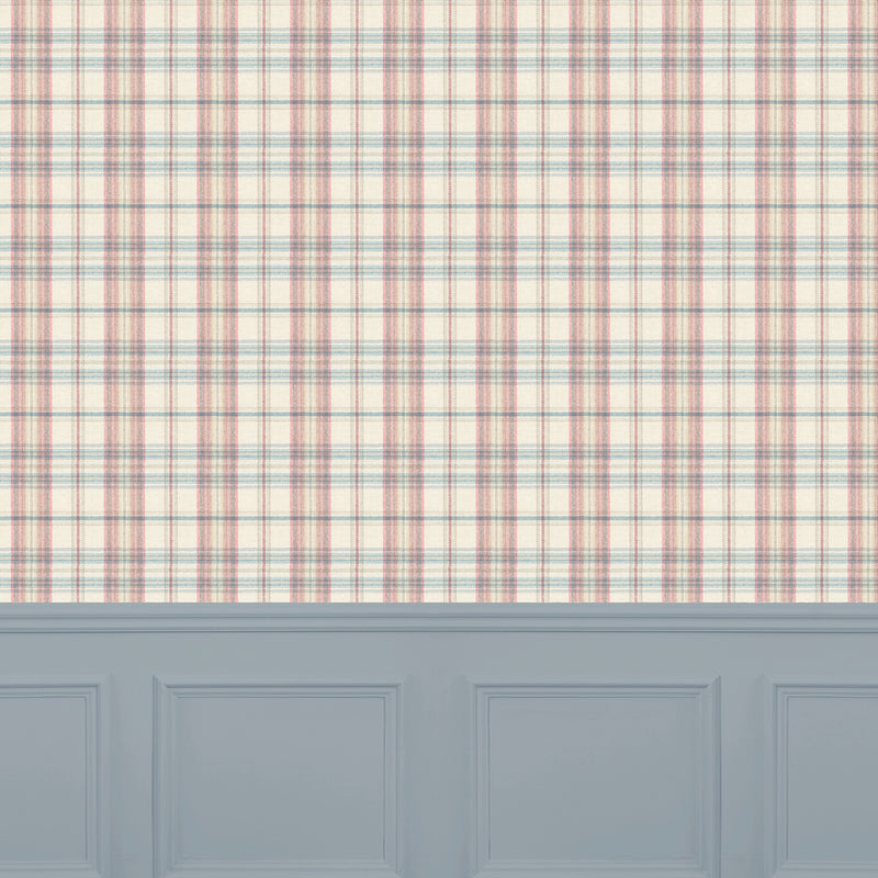 Voyage Maison Nairna 1.4m Wide Width Wallpaper in Rosehip