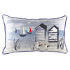 Evans Lichfield Nautical Beach Rectangular Cushion Cover in Navy