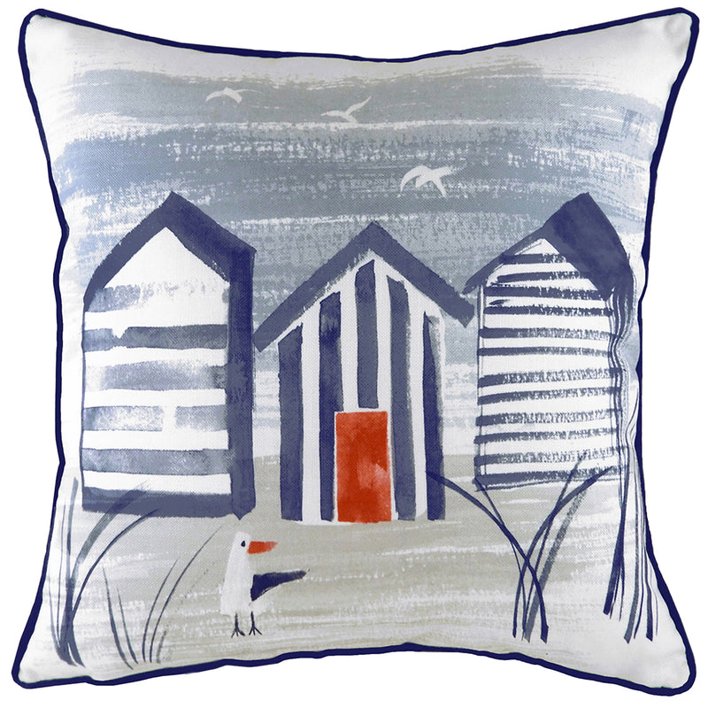 Evans Lichfield Nautical Beach Cushion Cover in Navy