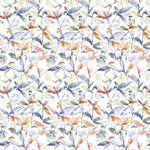 Voyage Maison Naura Printed Cotton Fabric in Clementine Natural