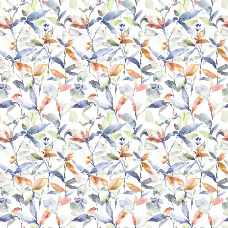 Voyage Maison Naura Printed Cotton Fabric in Clementine Natural