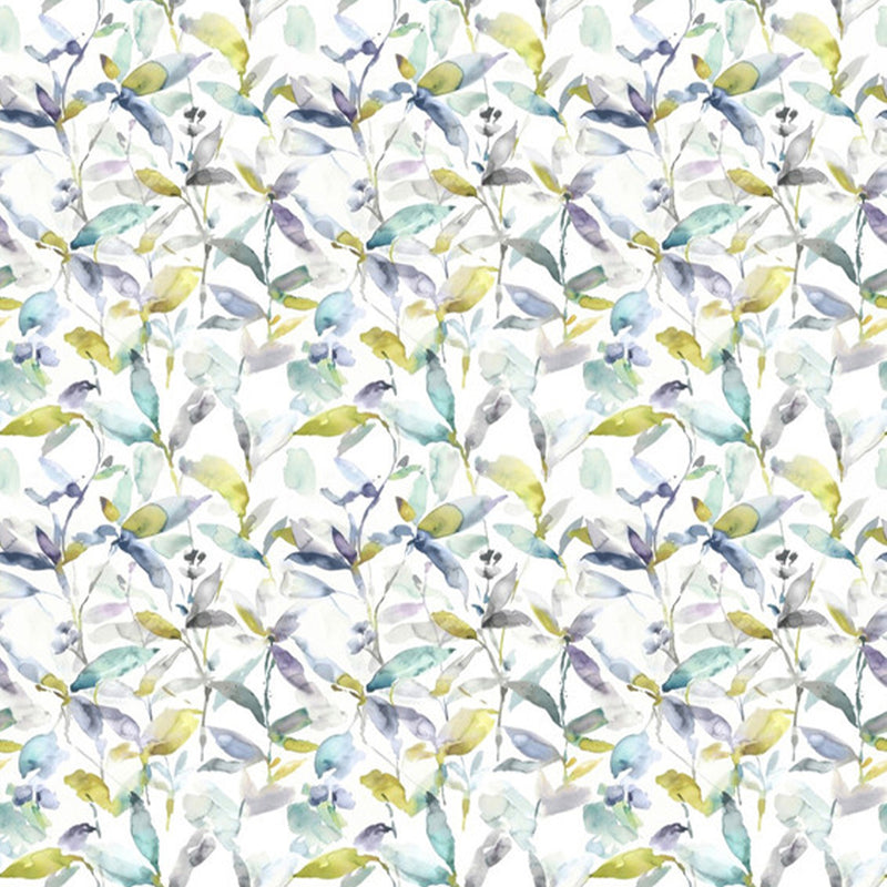 Voyage Maison Naura Printed Cotton Fabric in Lemon Natural