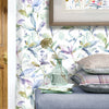 Voyage Maison Naura 1.4m Wide Width Wallpaper in Pacific