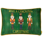  Green Cushions - Nutcracker Cracking Christmas Cushion Cover Green furn.