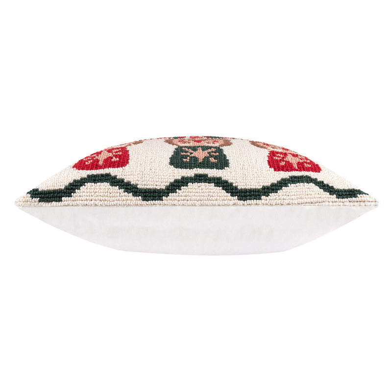  Multi Cushions - Nutcracker Trio Tufted Cushion Cover Multicolour Furn