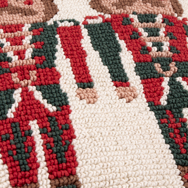  Multi Cushions - Nutcracker Trio Tufted Cushion Cover Multicolour Furn