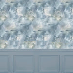 Voyage Maison Nebula 1.4m Wide Width Wallpaper in Moon