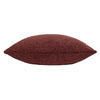 Paoletti Nellim Rectangular Boucle Textured Cushion Cover in Marsala Red