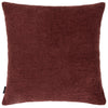 Paoletti Nellim Square Boucle Textured Cushion Cover in Marsala Red