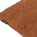 Paoletti Nellim Square Boucle Textured Cushion Cover in Rust