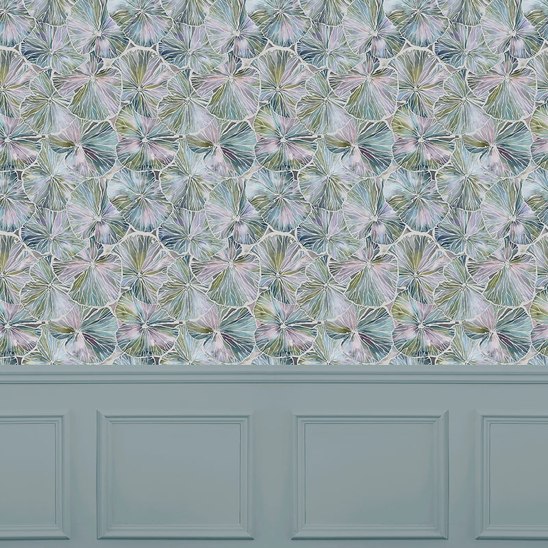 Voyage Maison Nelumbo 1.4m Wide Width Wallpaper in Opal