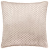 Geometric Cream Cushions - Neptune Velvet Cushion Cover Champagne Paoletti