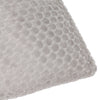 Geometric Grey Cushions - Neptune Velvet Cushion Cover Silver Paoletti