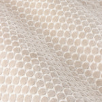 Geometric Cream Curtains - Neptune Velvet Room Darkening Eyelet Curtains Champagne Paoletti