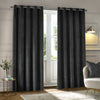  Curtains - Neptune  Eyelet Curtains Charcoal Paoletti