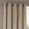  Curtains - Neptune  Eyelet Curtains Champagne Paoletti
