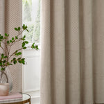  Curtains - Neptune  Eyelet Curtains Champagne Paoletti
