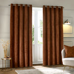  Curtains - Neptune  Eyelet Curtains Copper Paoletti