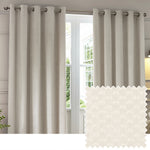  Curtains - Neptune  Eyelet Curtains Ivory Paoletti