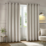  Curtains - Neptune  Eyelet Curtains Ivory Paoletti