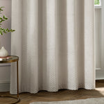  Curtains - Neptune  Eyelet Curtains Ivory Paoletti