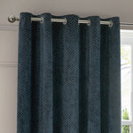  Curtains - Neptune  Eyelet Curtains Navy Paoletti